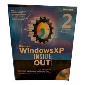 Vintage Microsoft® Windows XP Inside Out Sec Edition 2005 w/ CD-ROM New